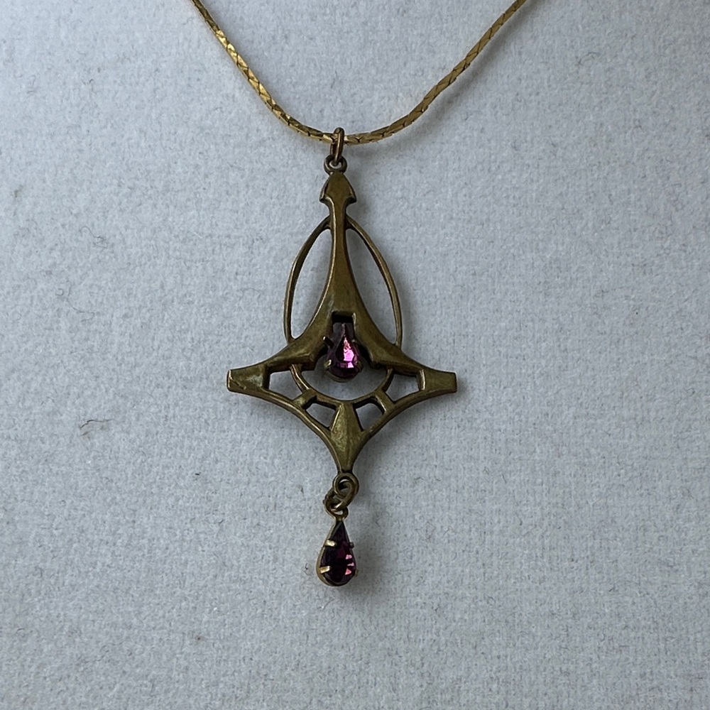 Vintage Pididdly Links Art Deco Necklace - Picture 10 of 12